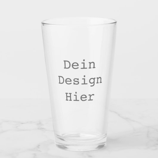 Gestalte dein eigenes 473ml Glas (Voorkant)