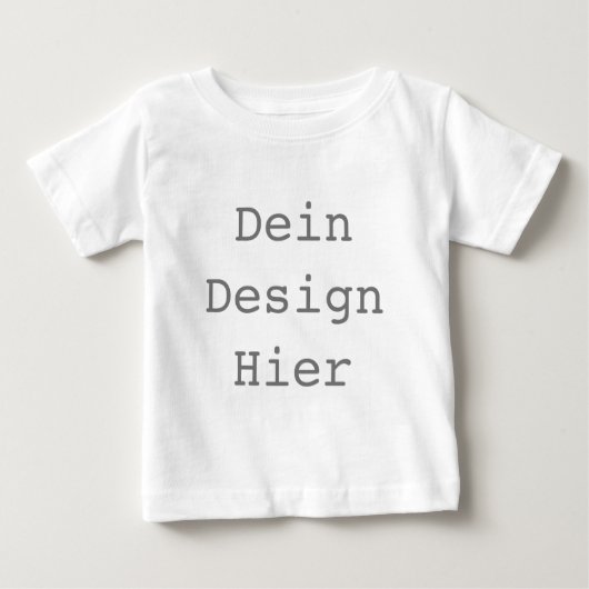 Gestalte Dein Eigenes Baby T-Shirt (Voorkant)
