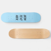 Gestalte dein eigenes Skateboard - Vorlage (Horizontaal)