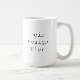 Gestalte deine 443 ml Klassische Weiße Tasse Koffiemok
