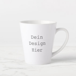 Gestalte deine eigene 0,34l Latte Tasse Latte Mok
