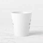 Gestalte deine eigene 0,34l Latte Tasse Mok (Voorkant)