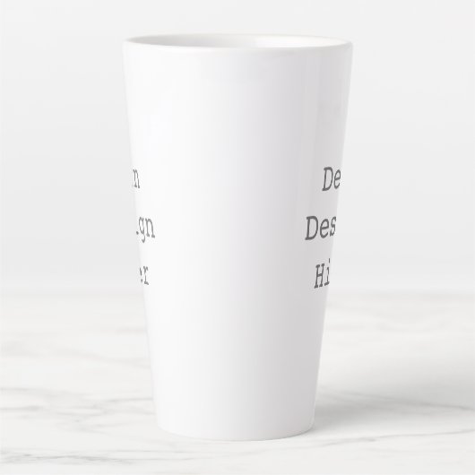 Gestalte deine eigene 0,48l Große Latte Tasse Latte Mok (Voorkant)