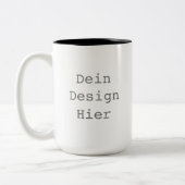 Gestalte deine eigene 443ml Zweifarbige Tasse Tweekleurige Koffiemok (Links)