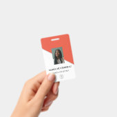 Gestalte Deinen Eigenen Ausweis Vorlage Badge (Handheld)