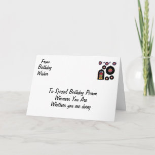 GESTAMPLEMENTEERDE BIRTHDAY FUN KAART