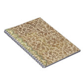 Gestampt Leaf Spiral Journal Notitieboek (Rechterzijde)