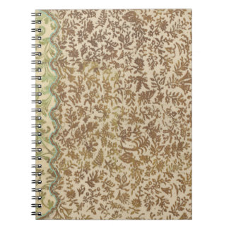 Gestampt Leaf Spiral Journal Notitieboek