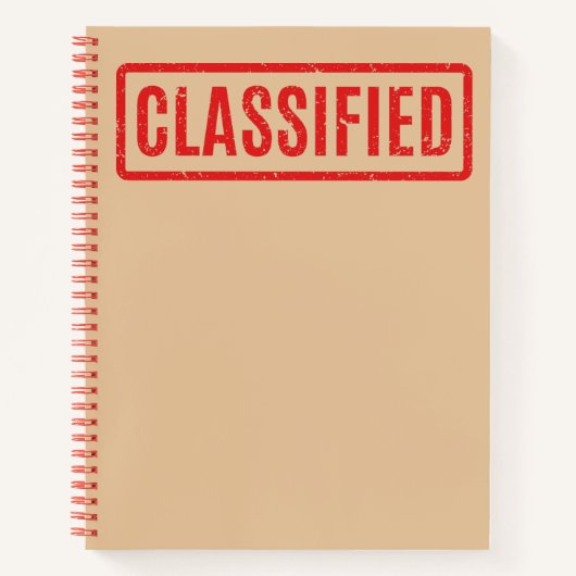 Gestampt Notitieboek met rubricering (Voorkant)