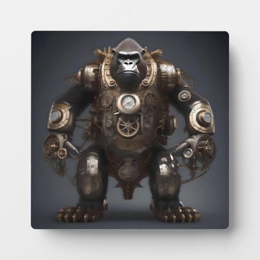 Gestampte Mad Gorilla, Fotoplaat (Voorkant)