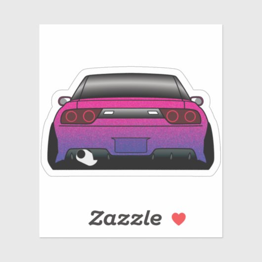 Gestandaardiseerd 240sx sticker (Vel)