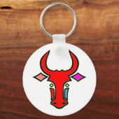 Gestandaardiseerd Sleutelhanger Texas Longhorn (Voorkant)