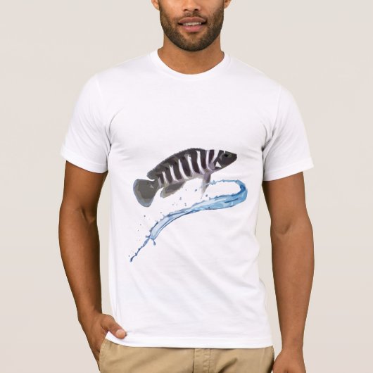 Gestandaardiseerde Afrikaanse Cichlid Neolamprolog T-shirt (Voorkant)