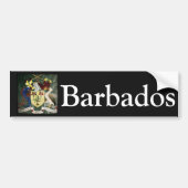 Gestandaardiseerde Barbados COA Bumpersticker (Voorkant)