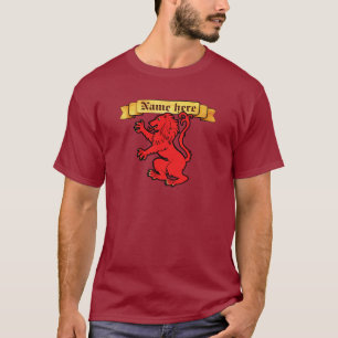 Gestandaardiseerde Heraldic Lion T-shirt