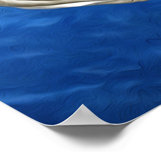 Gestandaardiseerde jonge groene schildpad poster (Hoek)