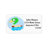 Gestandaardiseerde Mallard Duck Etiket (Voorkant)