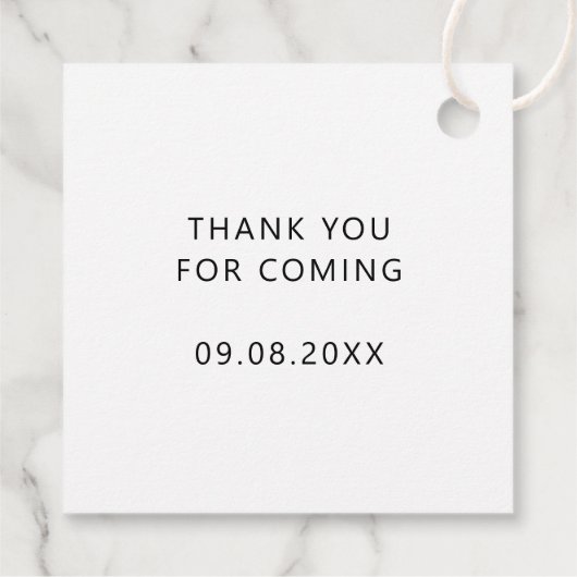 Gestandaardiseerde peacock Feather Modern Wedding Bedankjes Labels (Achterkant)