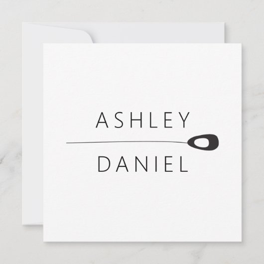 Gestandaardiseerde peacock Feathers Modern Wedding Kaart (Achterkant)