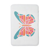 Gestandaardiseerde vlindermatten badmat (Voorkant Verticaal)