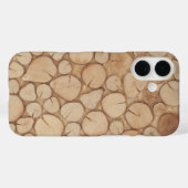 gestapeld brandhout Case-Mate iPhone case (Achterkant (horizontaal))