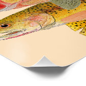 Gestapeld deck- forel perfect poster (Hoek)