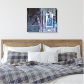 Gestapeld dek canvas afdruk (Insitu (Slaapkamer))