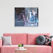 Gestapeld dek canvas afdruk (Insitu (Woonkamer))