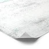 'Gestapeld' grijs en rood Abstract Poster afdrukke (Hoek)