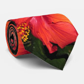 Gestapeld Hibiscus Stropdas (Opgerold)