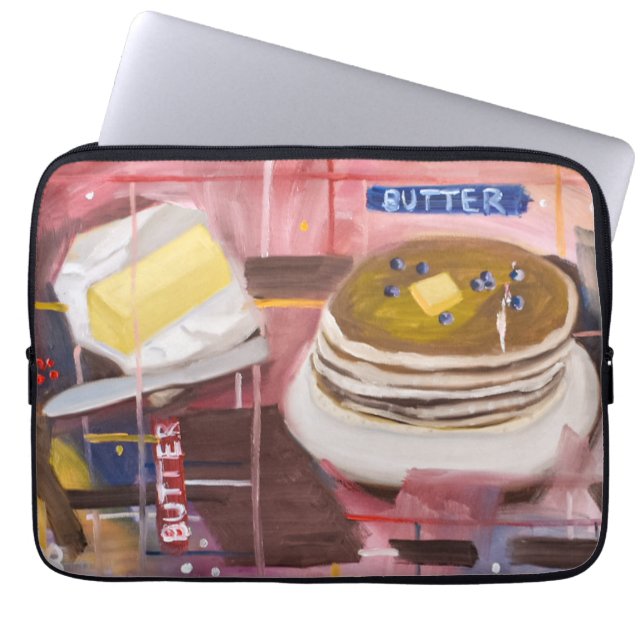Gestapeld Laptop Sleeve (Voorkant)