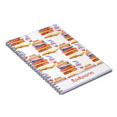 Gestapeld Notitieboek boekenboekworm (Rechterzijde)