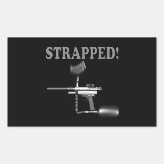 Gestapeld Rechthoekige Sticker (Voorkant)