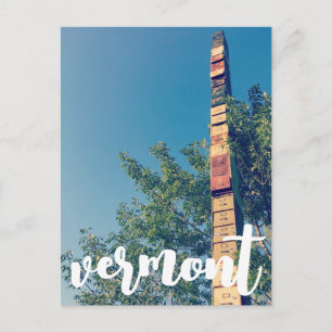 gestapelde archiefkasten in de post van burlington briefkaart