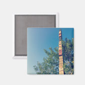 gestapelde archiefkasten in de vermont - burlingto magneet (Voorkant / Achterkant)