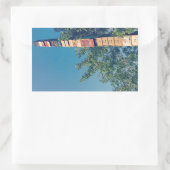 gestapelde archiefkasten in de vermont - burlingto rechthoekige sticker (Tas)