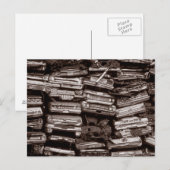 Gestapelde auto's, 1973 briefkaart (Voorkant / Achterkant)