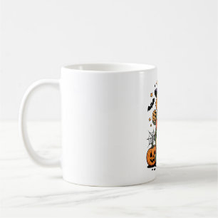 Gestapelde baardagamen Halloween ontwerp Koffiemok