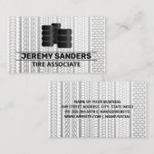 Gestapelde Banden Logo | Bandensporen Visitekaartje (Voorkant / Achterkant)