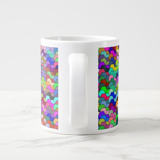 Gestapelde blokken 20oz Mok (Achterkant)