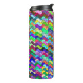 Gestapelde blokken thermische trommel thermosbeker (Gedraaid links)