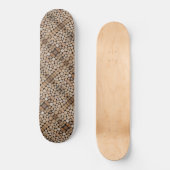 Gestapelde boomstammen  persoonlijk skateboard (Voorkant)