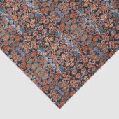 Gestapelde boomstamstukken patroon foto tissuepapier (Detail)