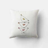 Gestapelde Chicken Cushion Kussen (Achterkant)