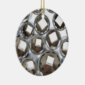Gestapelde contactdozen keramisch ornament (Rechts)