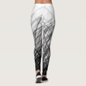 Gestapelde Crosshatch — Leggings (Achterkant)