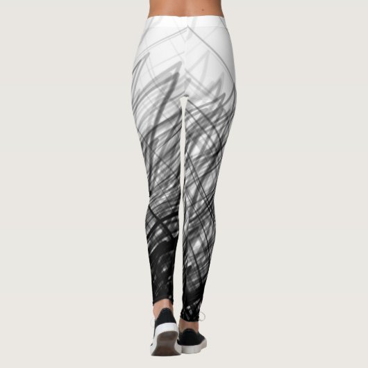 Gestapelde Crosshatch — Leggings (Achterkant)