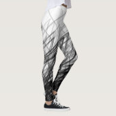Gestapelde Crosshatch — Leggings (Rechts)