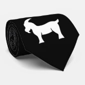 Gestapelde geiten stropdas (Opgerold)