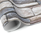 Gestapelde gesteente muur cadeaupapier (Rol Hoek)